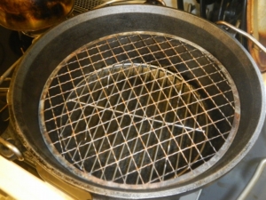 百均の焼き網でもう一段