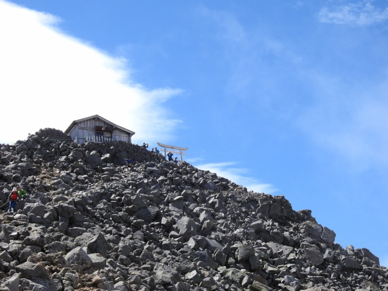 乗鞍岳 剣ヶ峰山頂付近