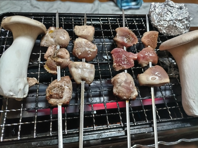 炙りやでキジの焼き鳥